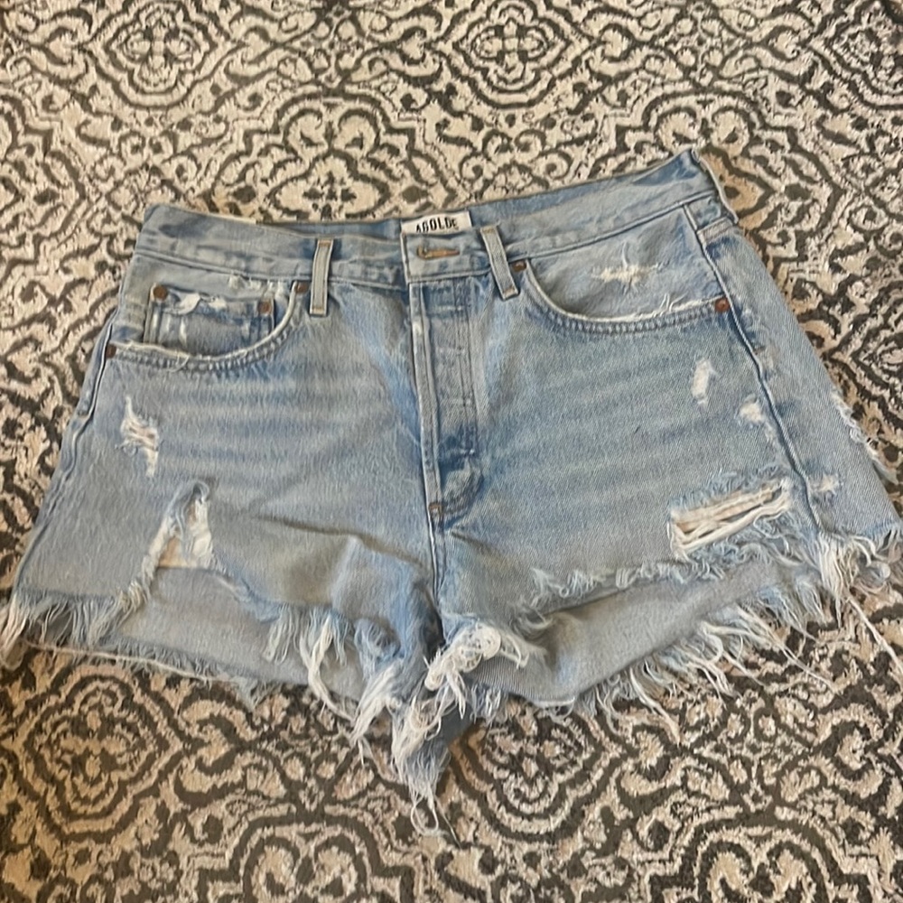Agolde denim shorts